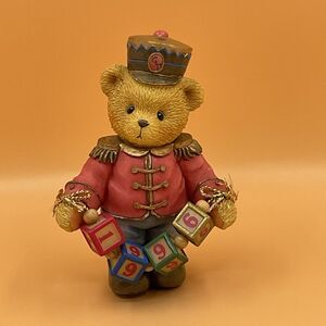 Cherished Teddies Jeffrey 1996 Striking Up Another Year Enesco New Years Figure